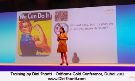 Training by Dini Shanti – Oriflame Gold Conference, Dubai 2013